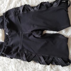 90 Degrees By Reflex Sz XS Black Yoga Pants W 23 R 8 L 26